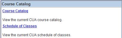 image of the course catalog available on Cardinal Station