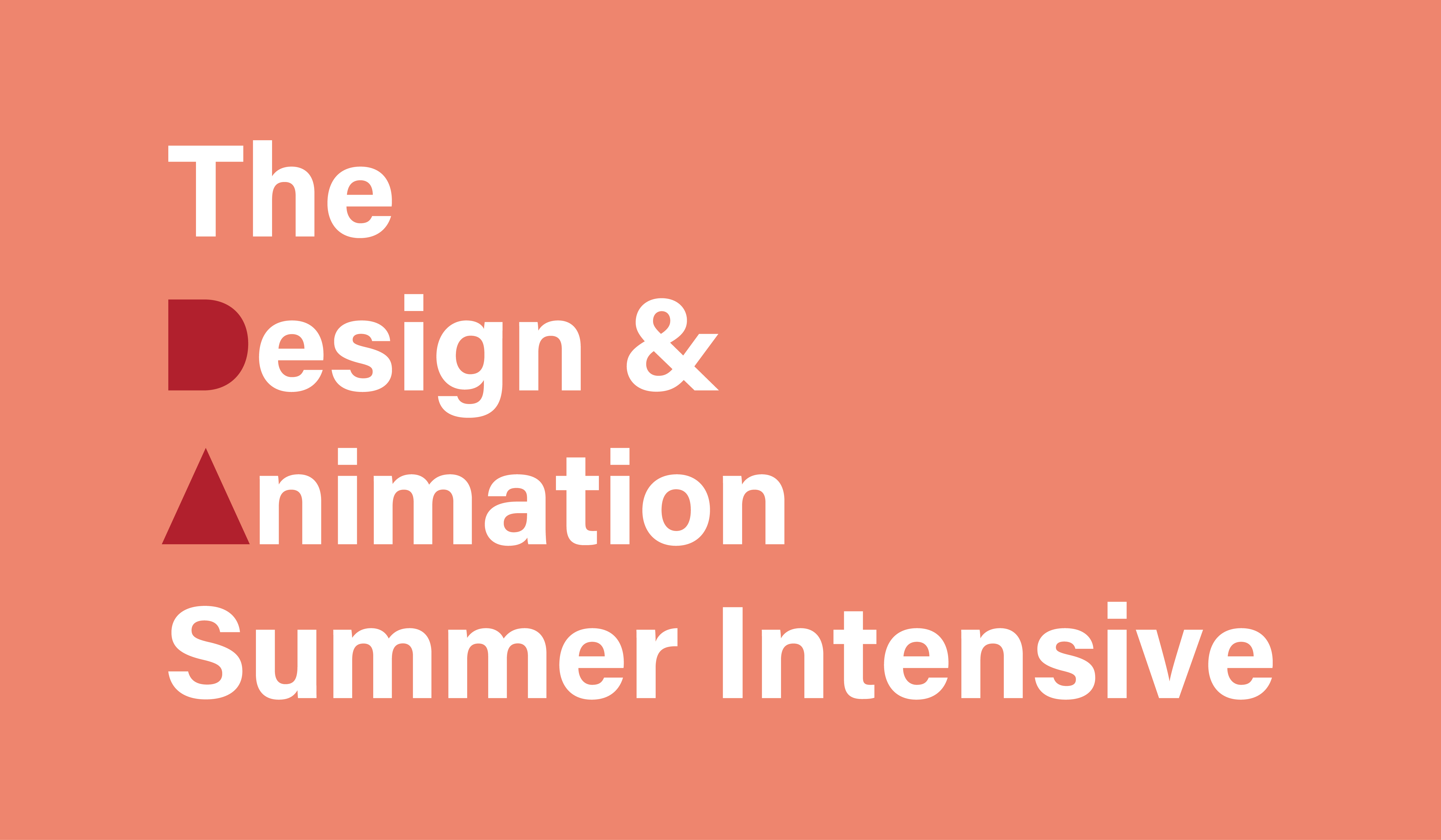 Design and Animation Summer Intensive Web Graphic